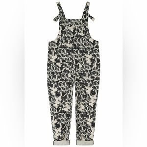 Lucy & Yak + Ed Sheeran Dungarees / Overalls, B&W Butterfly Print, organic twill